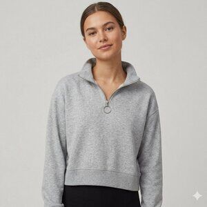 *H&M Divided Grey Cropped Sweater
